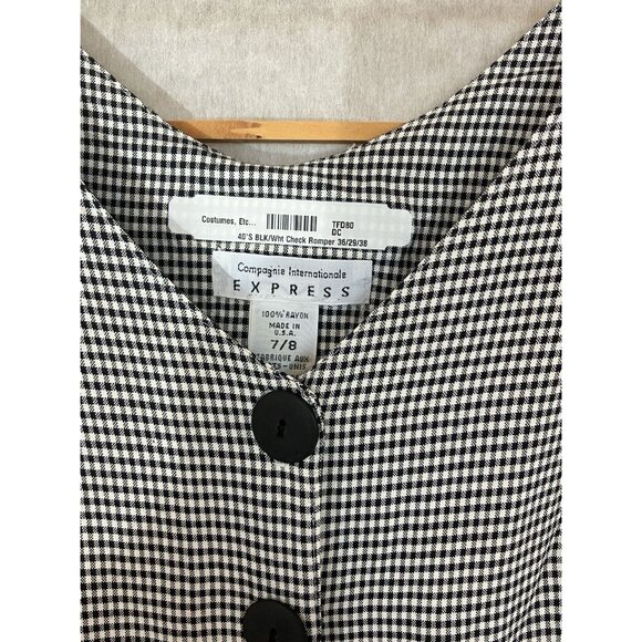 Express Black and White Mini Dress - Picture 2 of 10